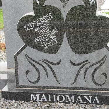 MAHOMANA David Zwelethemba 1966-2006