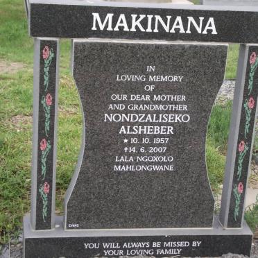 MAKINANA Nondzaliseko Alsheber 1957-2007