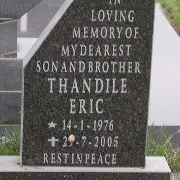 MAKHOSI Thandile Eric 1976-2005