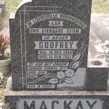 MACKAY Godfrey 1934-1961