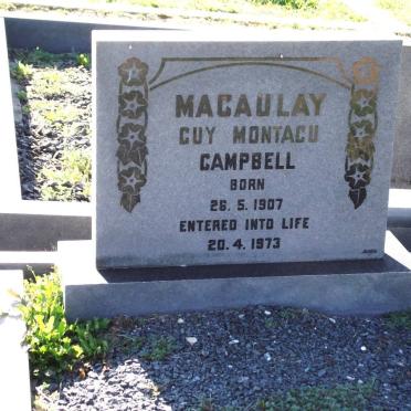 MACAULAY Guy Montagu Campbell 1907-1973
