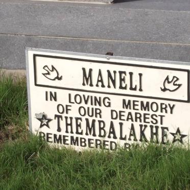 MANELI Thembalakhe 1964-2007