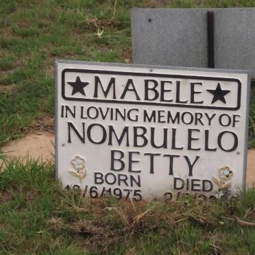 MABELE Nombulelo Betty 1975-2003