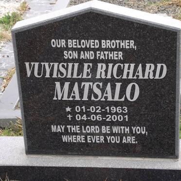 MATSALO Vuyisile Richard 1963-2001