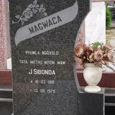 MAGWACA J. Sibonda 1918-1979