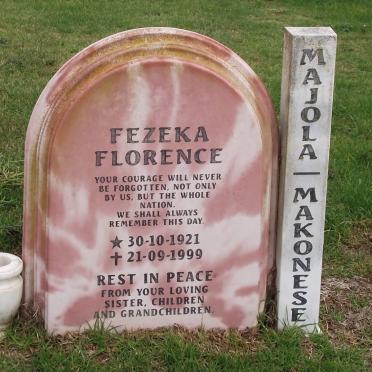 MAJOLA Fezeka Florence 1921-1999