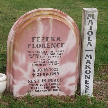 MAJOLA Fezeka Florence 1921-1999