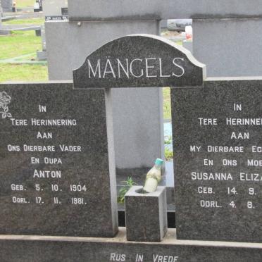 MANGELS Anton 1904-1981 &amp; Susanna Elizabeth 1908-1971