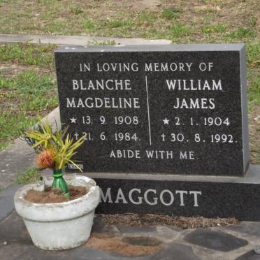 MAGGOTT William James 1904-1992 &amp; Blanche Magdalene 1908-1984