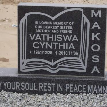MAKOSA Vathiswa Cynthia 1961-2010