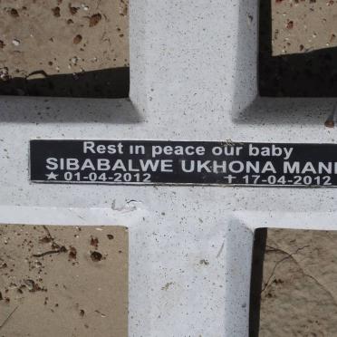 MANI Sibabalwe Ukhona 2012-2012
