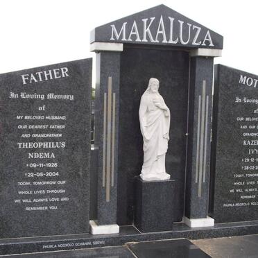 MAKALUZA Theophilus Ndema 1926-2004 &amp; Kazeka Ivy 1929-2007