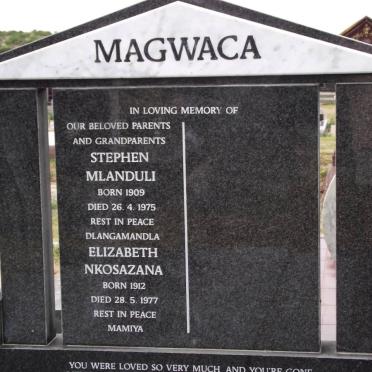 MAGWACA Stephen Mlanduli 1909-1975 &amp; Elizabeth Nkosazana 1912-1977