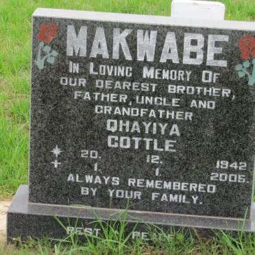 MAKWABE Qhayiya Cottle 1942-2005