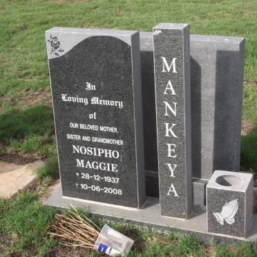 MANKEYA Nosipho Maggie 1937-2008