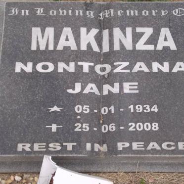 MAKINZA Nontozana Jane 1934-2008