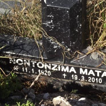 MATA Nontonzima 1920-2010