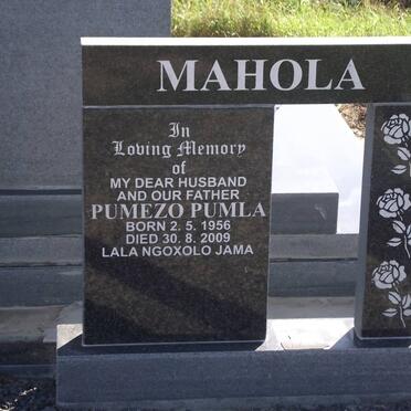 MAHOLA Pumezo Pumla 1956-2009