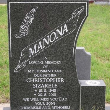 MANONA Christopher Sizakele 1945-2001