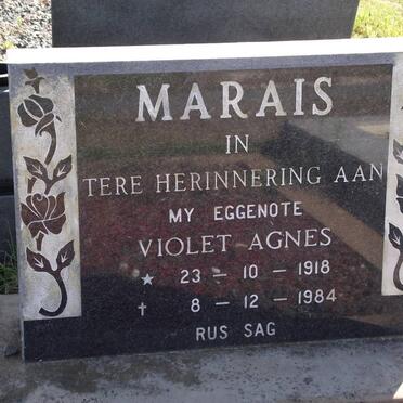 MARAIS Violet Agnes 1918-1984