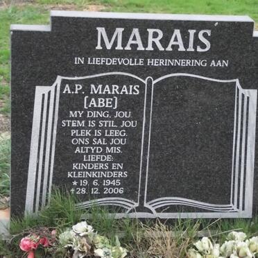 MARAIS Abraham P. 1945-2006