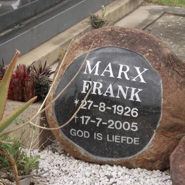 MARX Frank George Frederick 1926-2005