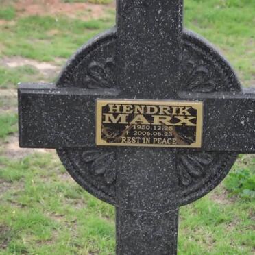 MARX Hendrik Petrus I. 1950-2006