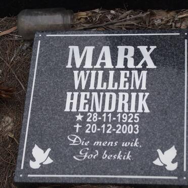 MARX Willem Hendrik 1925-2003