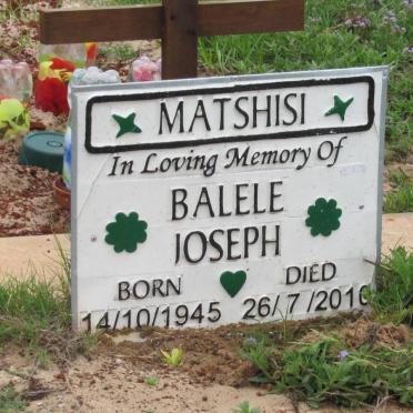 MATSHISI Balele Joseph 1945-2010