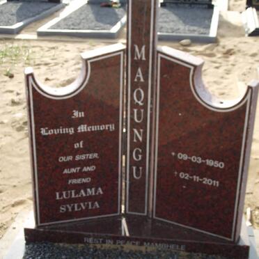 MAQUNGU Lulama Sylvia 1950-2011