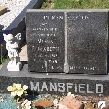 MANSFIELD Mona Elizabeth 1916-1978