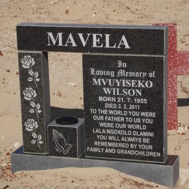 MAVELA Mvuyiseko Wilson 1955-2011