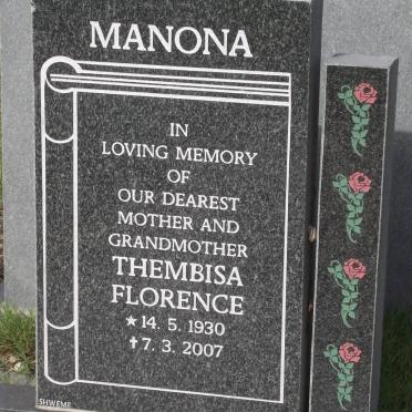 MANONA Thembisa Florence 1930-2007