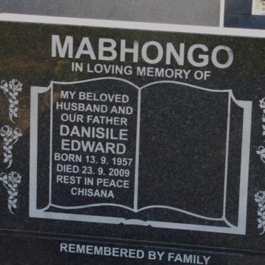 MABHONGO Danisile Edward 1957-2009