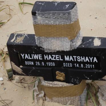 MATSHAYA Yaliwe Hazel 1959-2011