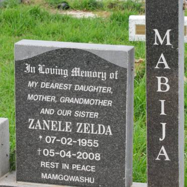 MABIJA Zanele Zelda 1955-2008