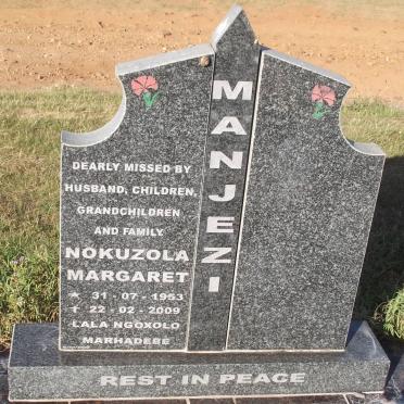 MANJEZI Nokuzola Margaret 1953-2009