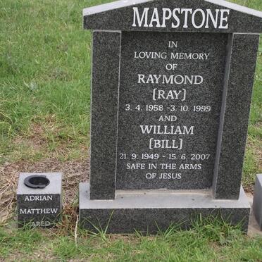 MAPSTONE Raymond 1958-1999 :: MAPSTONE William 1949-2007