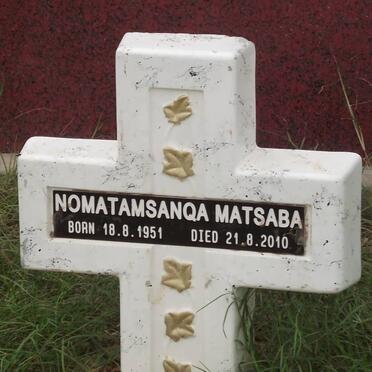 MATSABA Nomatamsanqa 1951-2010