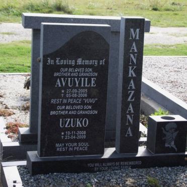 MANKAZANA Avuyile 2005-2006 :: MANKAZANA Uzuko 2008-2009