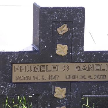 MANELI Phumelelo 1947-2006