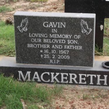 MACKERETH Gavin 1967-2009