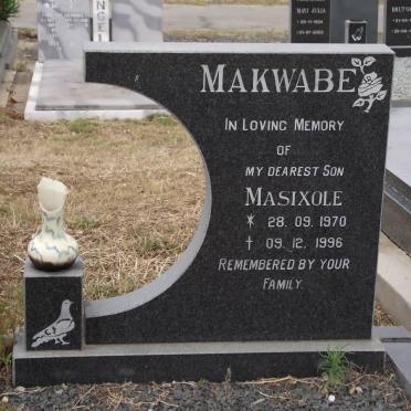 MAKWABE Masixole 1970-1996