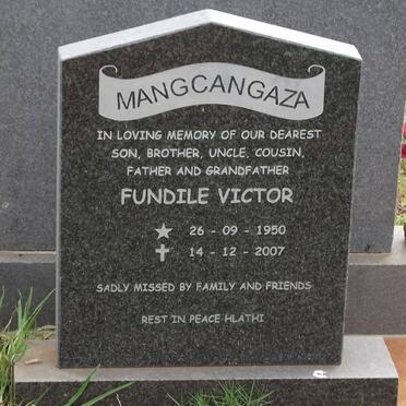 MANGCANGAZA Fundile Victor 1950-2007