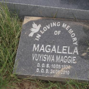 MAGALELA Vuyiswa Maggie 1934-2010