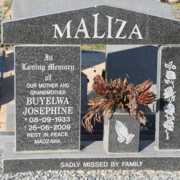 MALIZA Buyelwa Josephine 1933-2009