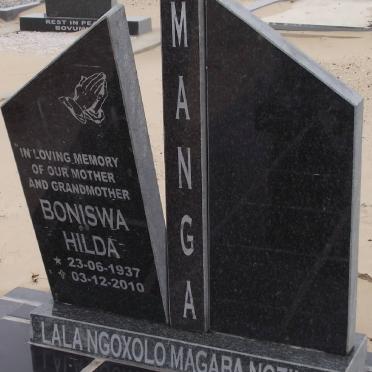 MANGA Boniswa Hilda 1937-2010