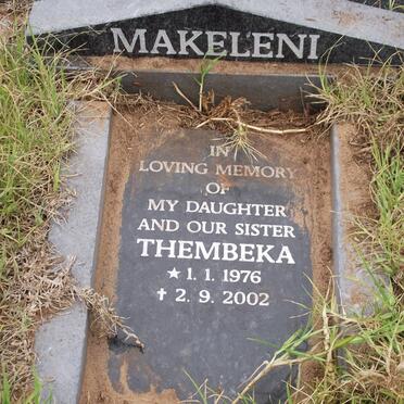 MAKELENI Thembeka 1976-2002