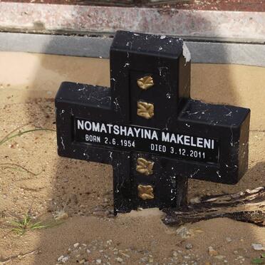 MAKELENI Nomatshayina 1954-2011