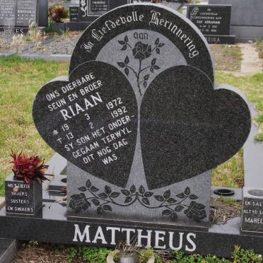 MATTHEUS Riaan 1972-1992